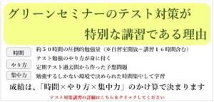 テスト対策講習